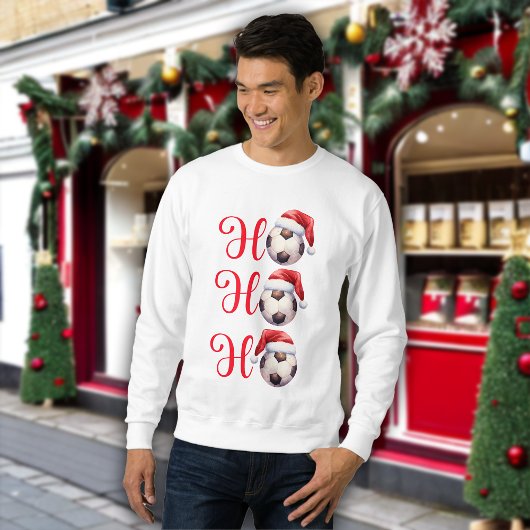 Sweatshirt Ho Ho Noël Football Hommes