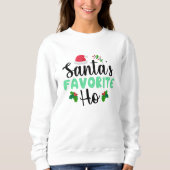Sweatshirt Ho préféré de Santas (Devant)