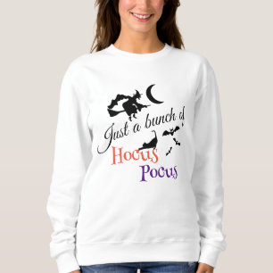 Sweatshirt Hocus Pocus Halloween Citation Élégante blanche fe