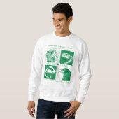 Sweatshirt HOGWARTS™ Grille d'animaux de maison (Devant entier)