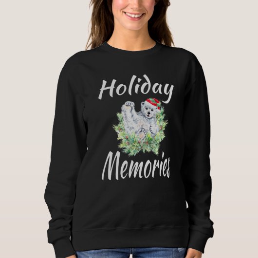 Sweatshirt Holiday Memories Matching Family Group Polar Bear (Devant)