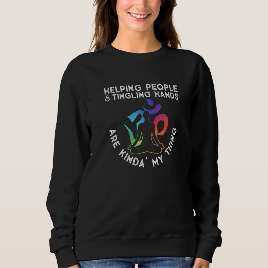 Sweatshirt Holistic Reiki And Chakra Healing Premium (Devant)