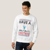 Sweatshirt Holly Jolly Christmas (Devant entier)