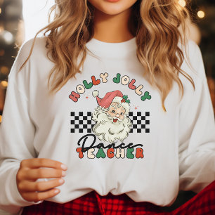 Sweatshirt Holly Jolly Professeur de danse Noël Retro