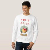 Sweatshirt Holly Jolly Snow Globe - Un Plaisir De Vacances (Devant entier)