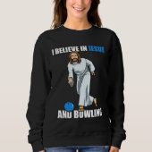 Sweatshirt Holy Strike  Bowling Jesus  2 (Devant)