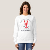 Sweatshirt Homard de famille personnalisé Correspondance des  (Devant entier)
