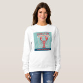 Sweatshirt Homard frais pris tous les jours | Maine (Devant entier)