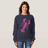 Sweatshirt Homard rose (Devant entier)
