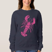 Sweatshirt Homard rose (Devant)