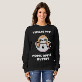 Sweatshirt Home Office Foyer Maison drôle (Devant entier)