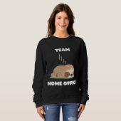 Sweatshirt Home Office Sloth Funny Team Home (Devant entier)