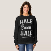 Sweatshirt Home Sweet Home Hale Sweet Hale Hawaiian White (Devant entier)