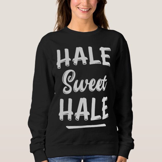 Sweatshirt Home Sweet Home Hale Sweet Hale Hawaiian White (Devant)