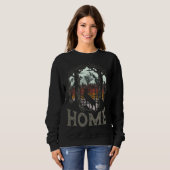 Sweatshirt Home  Wilderness Landscape Camping Outdoor   4 (Devant entier)