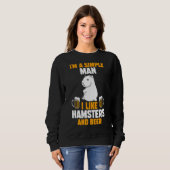 Sweatshirt Homens Beer Hamster (Devant entier)