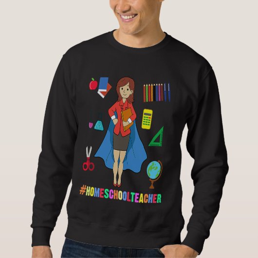 Sweatshirt Homeschooling Team Home Schooling Team 2021 (Devant)