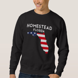 Sweatshirt Homestead Floride États-Unis État Amérique Voyage