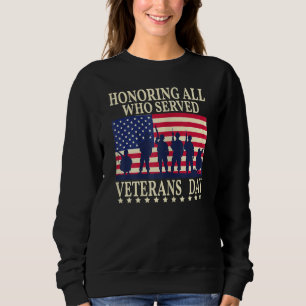 Sweatshirt Hommage à tous ceux qui ont servi le drapeau Day A