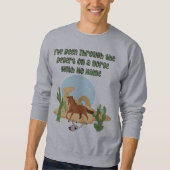 Sweatshirt Homme Cheval Sans Nom (Devant)