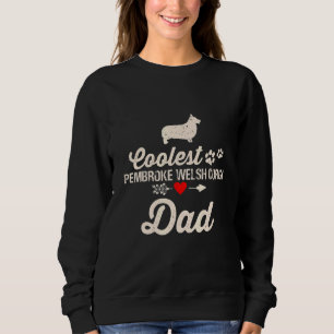 Sweatshirt Homme Chien Papa Coolest Pembroke Welsh Corgi Papa