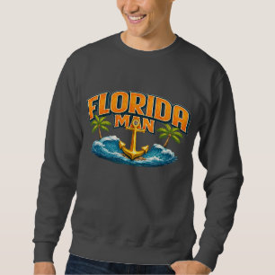 Sweatshirt Homme de Floride Impression graphique d'ancre na