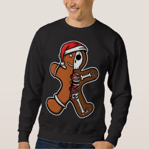 Sweatshirt Homme de pain d'épices Noël Médecine interne Docte