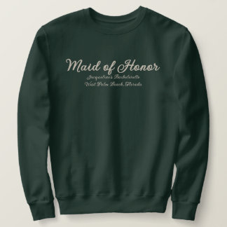 Sweatshirt Homme d'honneur Bachelorette Party Correspondance