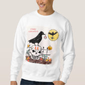 SWEATSHIRT HOMME - ÉFFRAYANT HALLOWEEN (Devant)