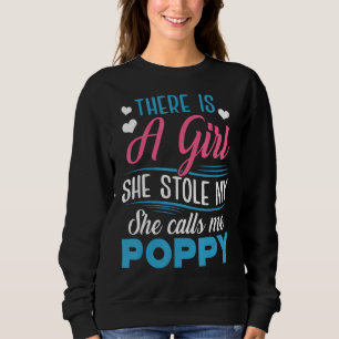 Sweatshirt Homme Fête des pères Girl Stole Mon Coeur M'Appell