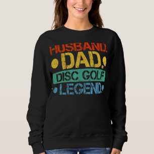 Sweatshirt Homme mari papa disque Golf Legend Disque Golf Fau