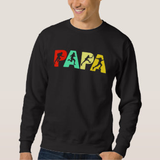 Sweatshirt Homme Rugby Papa Retro Papa Pères Rugby