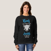 Sweatshirt Homme Un Garçon Qui Aime Axolotl (Devant entier)