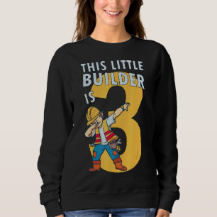 Sweatshirt Hommes 3 ans Bâtisseur Garçon 3e Anniversaire Cons