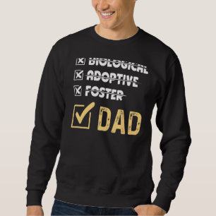 Sweatshirt Hommes Adoptive Papa Joyeux Jour d'Adoption Nouvea