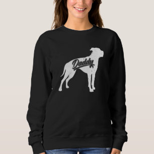 Sweatshirt Hommes American Bulldog Daddy Papa Pères Of Americ