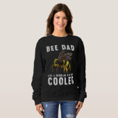Sweatshirt Hommes Apiculture Cool Papa Rucher Garder Abeille (Devant entier)