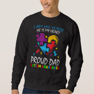 Sweatshirt Hommes Bleu Fier Sensibilisation sur l'autisme Pap