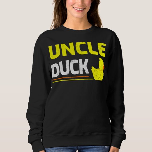 Sweatshirt Hommes Caoutchouc Canard Canard Oncle Canard Canar (Devant)