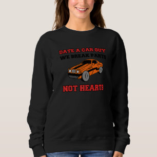 Sweatshirt Hommes Cool, Déclaration Automobile Automobile Con