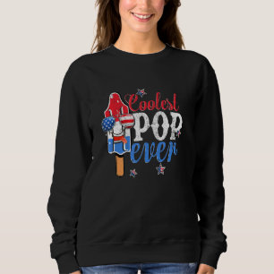 Sweatshirt Hommes Coolest Pop Jamais American Flag Bomb Ice C
