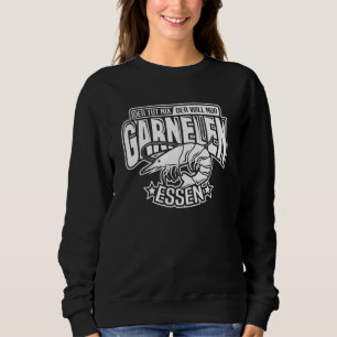 Sweatshirt Hommes crevettes crevettes Crustacés Idée Sushi Ma