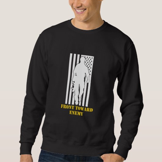 Sweatshirt Hommes face à l'ennemi (Devant)