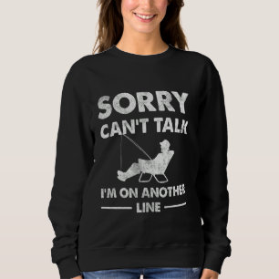 Sweatshirt Hommes Femmes Enfants Désolé de ne pas pouvoir par