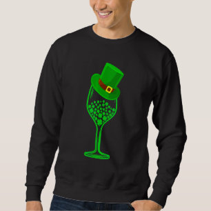 Sweatshirt Hommes Femmes Irlandaises St Patrick's Day Shamroc