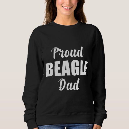 Sweatshirt Hommes Fier Beagle papa (Devant)