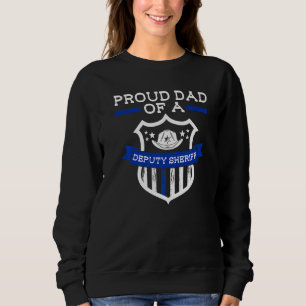 Sweatshirt Hommes Fier Papa D'Un Sheriff Adjoint Du Sheriff