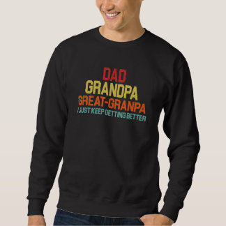 Sweatshirt Hommes Fier Papa Grand-Père Et Grand-Père Père Pèr
