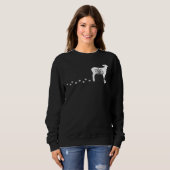 Sweatshirt Hommes Filles Moutons Floraux Moutons Printemps Na (Devant entier)