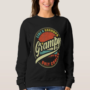 Sweatshirt Hommes Grampy Comme Un Grand-Père Seulement Glaciè